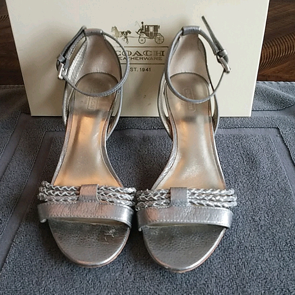 Coach high-heeled sandals